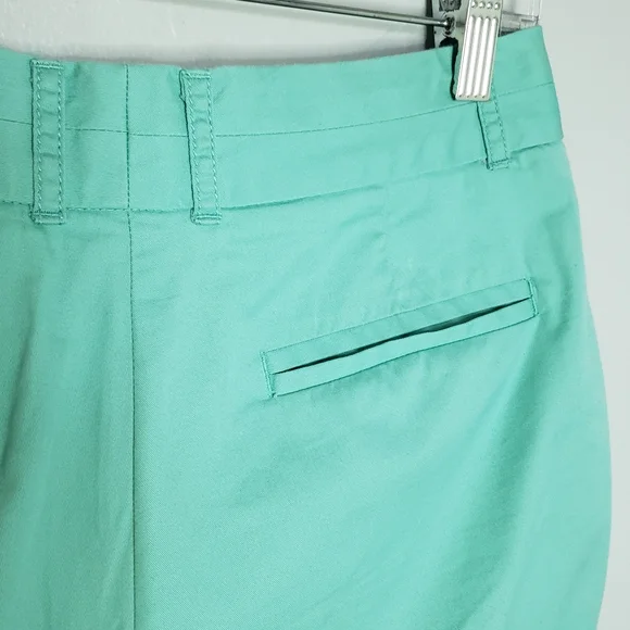 J. Crew Factory Broken In Chino 4" Inseam Shorts Mint Green 2 - Picture 5 of 7